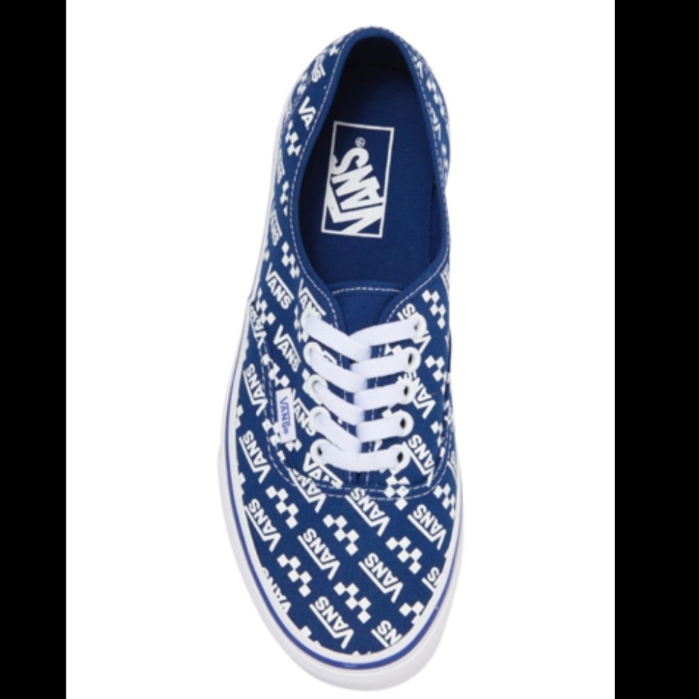Vans Authentic Repeat Logo Skate Sneakers - Picture 4 of 5